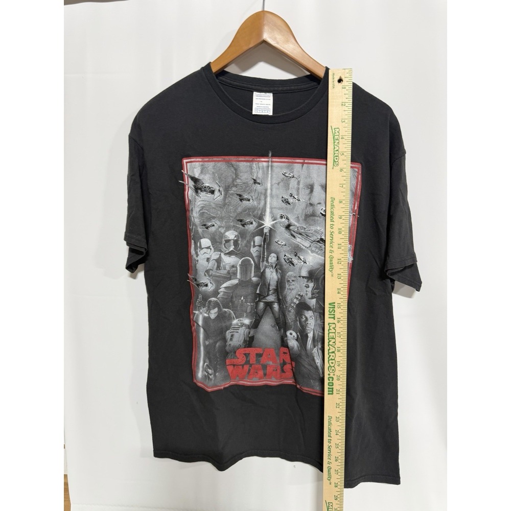 Vintage Star Wars The Last Jedi Box Logo Movie Promo Graphic‎ Sz L Fast Shipping - Picture 4 of 4